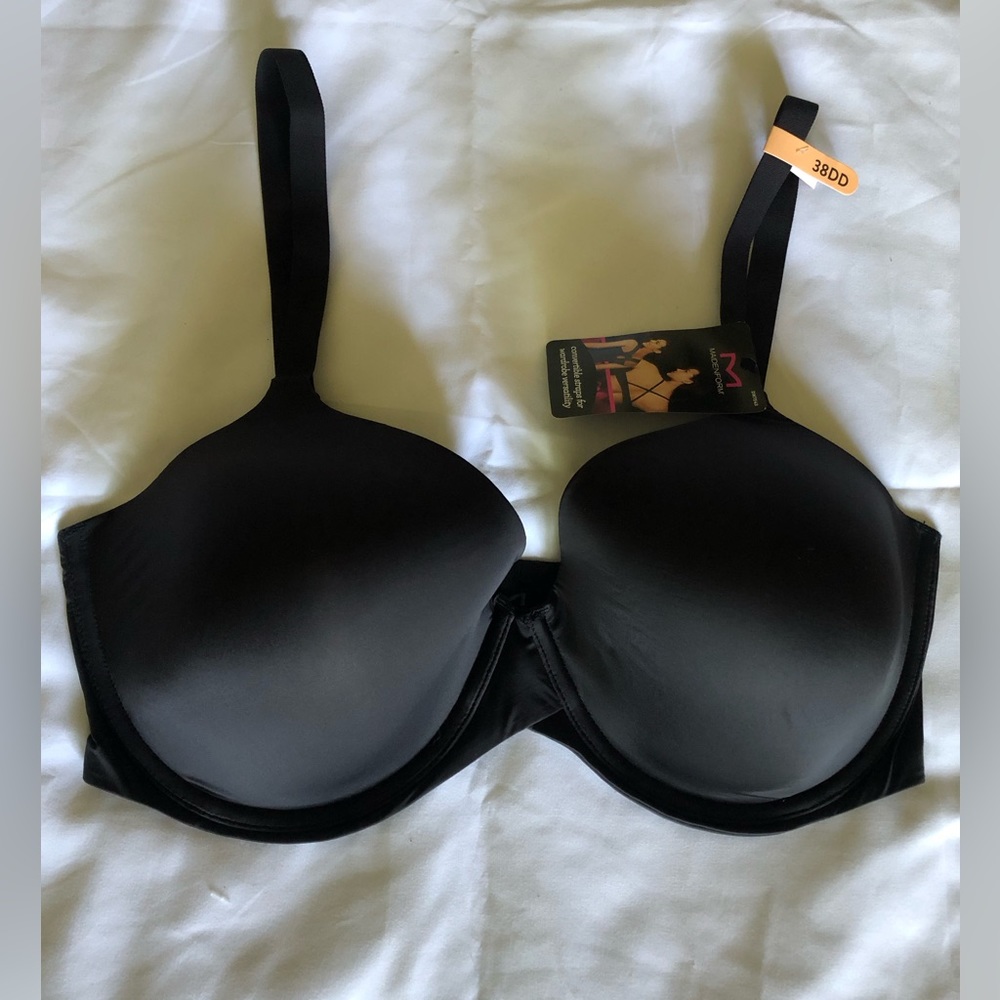 Maidenform Bra Black Push-Up 38 DD